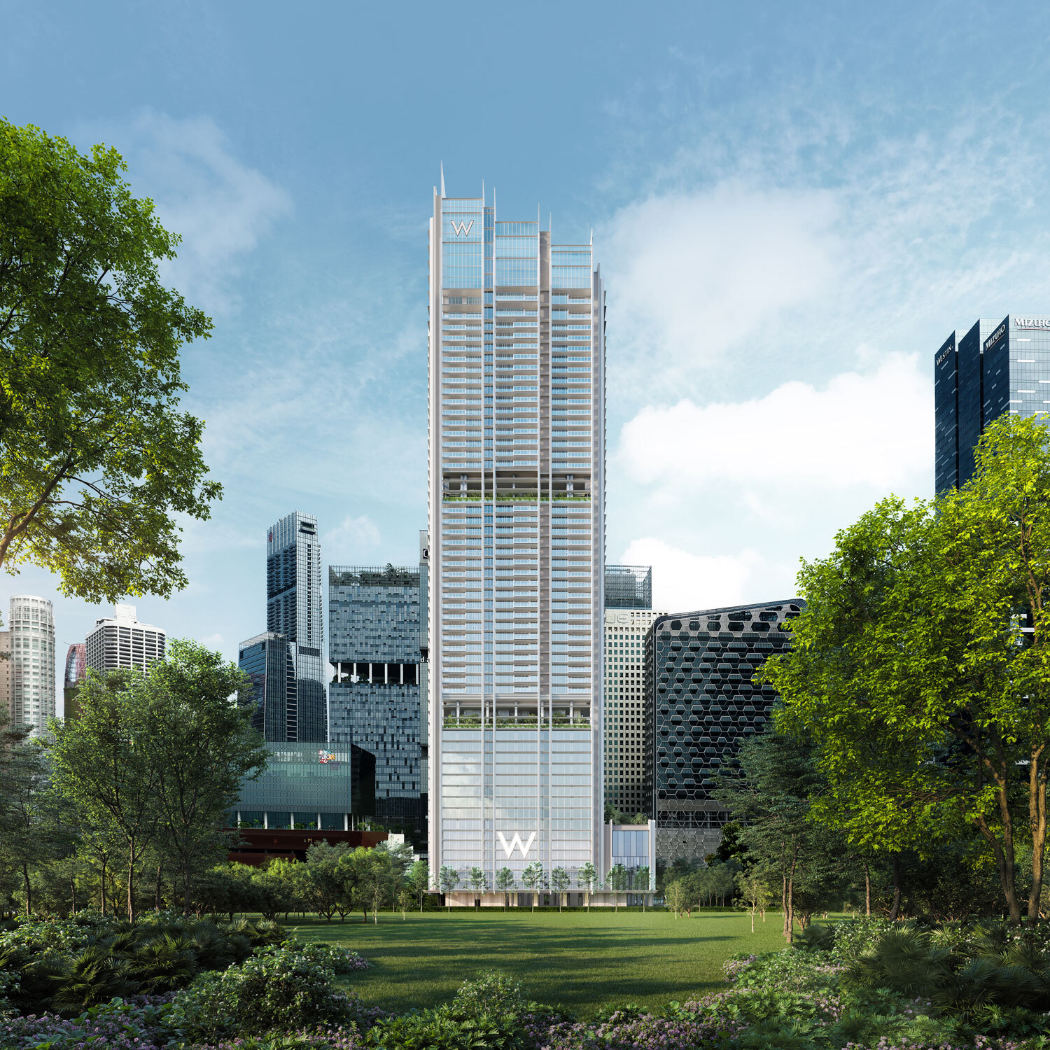 Launch landing page for W Residences Marina View